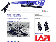 Tablet Screenshot of pinocchiojazz.it